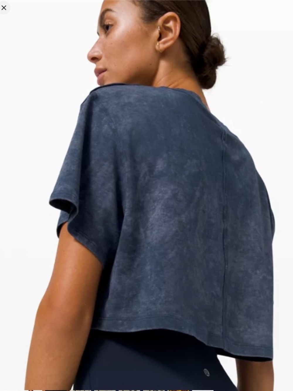 Lululemon All Yours Cropped Boyfriend Tee *Wash - Picture 4 of 5